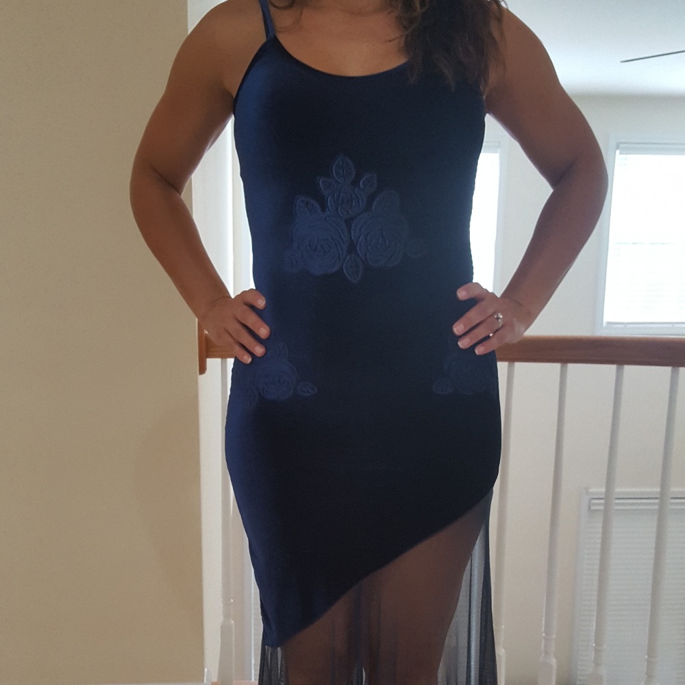 Blue gown